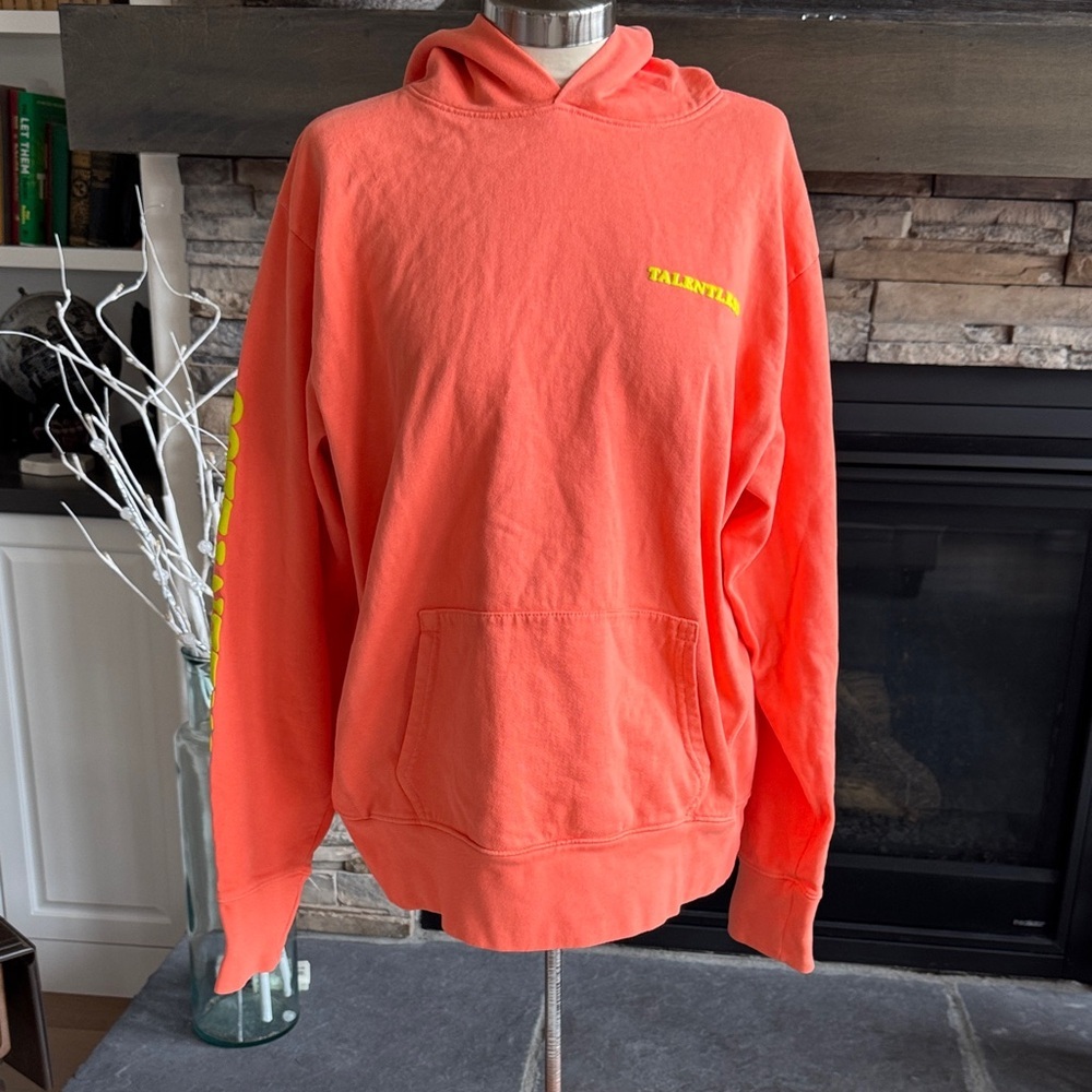 TALENTLESS Vibrant Orange Hoodie